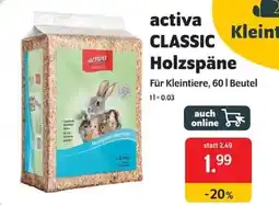 Das Futterhaus activa CLASSIC Holzspäne Angebot