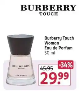 Rossmann Burberry Touch Woman Eau de Parfum Angebot