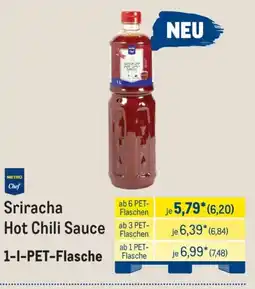 METRO METRO Chef Sriracha Hot Chili Sauce Angebot