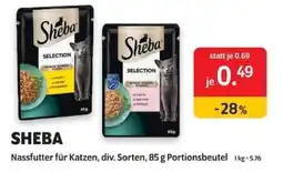 Das Futterhaus SHEBA Nassfutter für Katzen Angebot