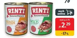 Das Futterhaus RINTI Kennerfleisch Angebot