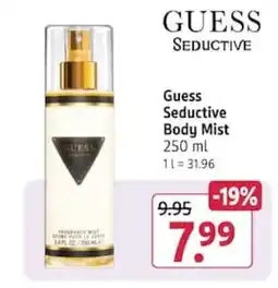 Rossmann Guess Seductive Body Mist Angebot