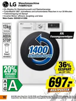 Expert LG Waschmaschine F4WR7031 Angebot