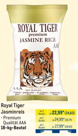 METRO Royal Tiger Jasminreis Angebot