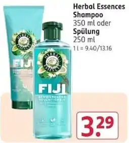 Rossmann Herbal Essences FIJI Angebot