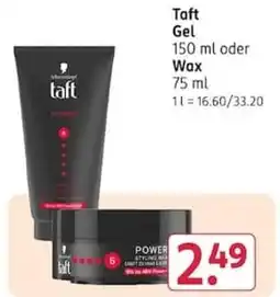 Rossmann taft Taft Gel Angebot