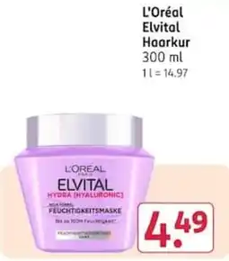 Rossmann L'Oréal Elvital Haarkur Angebot