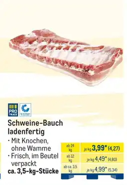 METRO Schweine-Bauch ladenfertig Angebot