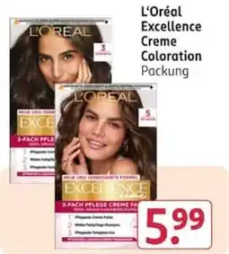 Rossmann L'Oréal Excellence Creme Coloration Angebot