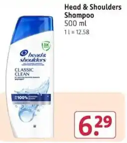 Rossmann Head & Shoulders Shampoo Angebot