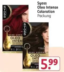 Rossmann Syoss Oleo Intense Coloration Angebot