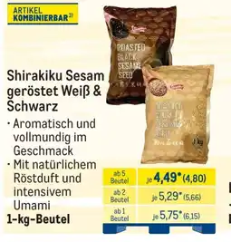 METRO Shirakiku Sesam geröstet Weiß & Schwarz Angebot