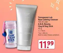 Rossmann Transparent Lab Rose Calming Cleanser Angebot
