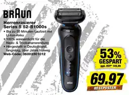 Expert BRAUN Herrenrasierer Series 5 52-B1000s Angebot