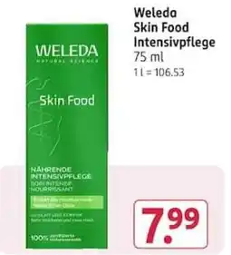 Rossmann Weleda Skin Food Intensivpflege Angebot