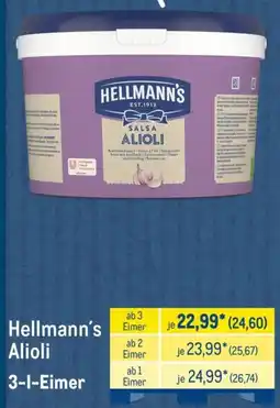 METRO Hellmann's Alioli Angebot