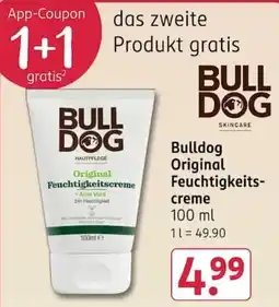 Rossmann BULLDOG Original Feuchtigkeitscreme Angebot