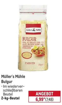 METRO Müller's Mühle Bulgur Angebot