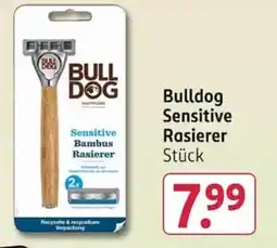 Rossmann Bulldog Sensitive Bambus Rasierer Angebot