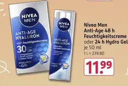 Rossmann Nivea Men Anti-Age 48 h Feuchtigkeitscreme Angebot