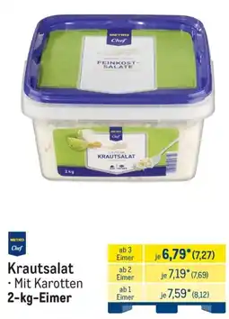 METRO Metro Chef Krautsalat Mit Karotten Angebot