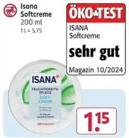 Rossmann ISANA Softcreme Angebot