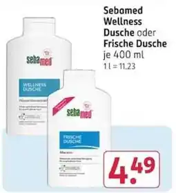 Rossmann Sebamed Wellness Dusche oder Frische Dusche Angebot