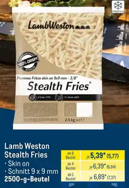 METRO Lamb Weston Stealth Fries Angebot