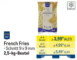 METRO METRO Chef French Fries Angebot