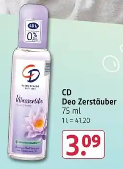 Rossmann CD Deo Zerstäuber Angebot