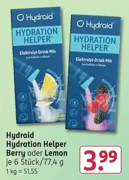 Rossmann Hydraid Hydration Helper Angebot