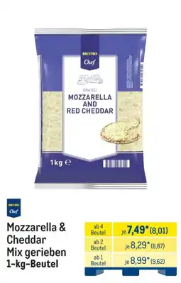 METRO Mozzarella & Cheddar Mix gerieben Angebot