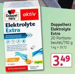 Rossmann Doppelherz Elektrolyte Extra Angebot