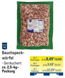 METRO METRO Chef Bauchspeck-würfel Angebot