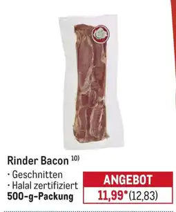 METRO Rinder Bacon Angebot