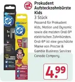 Rossmann Prokudent Aufsteckzahnbürste Kids Angebot