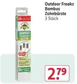 Rossmann Outdoor Freakz Bambus Zahnbrüste Angebot