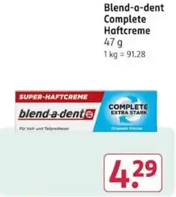 Rossmann blend-a-dent Complete Haftcreme Angebot