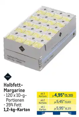 METRO RIOBA Halbfett-Margarine Angebot