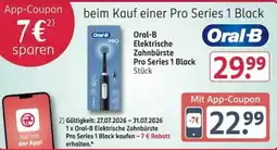 Rossmann Oral-B Elektrische Zahnbürste Pro Series 1 Black Angebot
