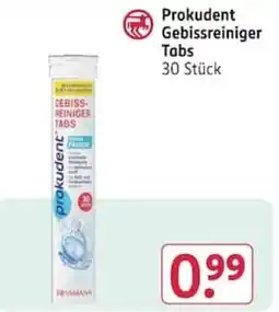 Rossmann Prokudent Gebissreiniger Tabs Angebot