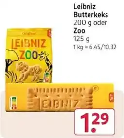 Rossmann Leibniz Butterkeks Zoo Angebot