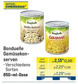 METRO Bonduelle Gemüsekonseren Angebot