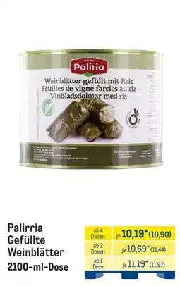 METRO Palirria Gefüllte Weinblätter Angebot