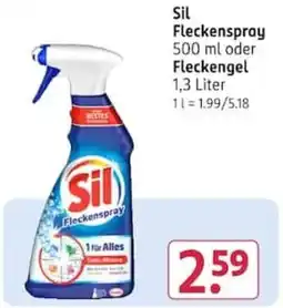 Rossmann Sil Fleckenspray Angebot