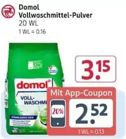 Rossmann Domol Vollwaschmittel-Pulver Angebot
