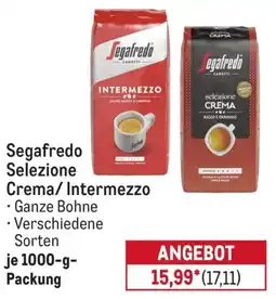METRO Segafredo Selezione Crema/Intermezzo Angebot