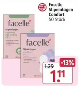 Rossmann Facelle Slipseinlagen Comfort Angebot