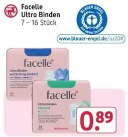 Rossmann Facelle Ultra Binden Angebot