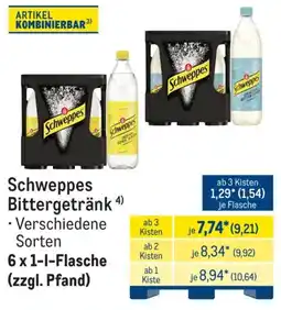 METRO Schweppes Bittergetränk Angebot